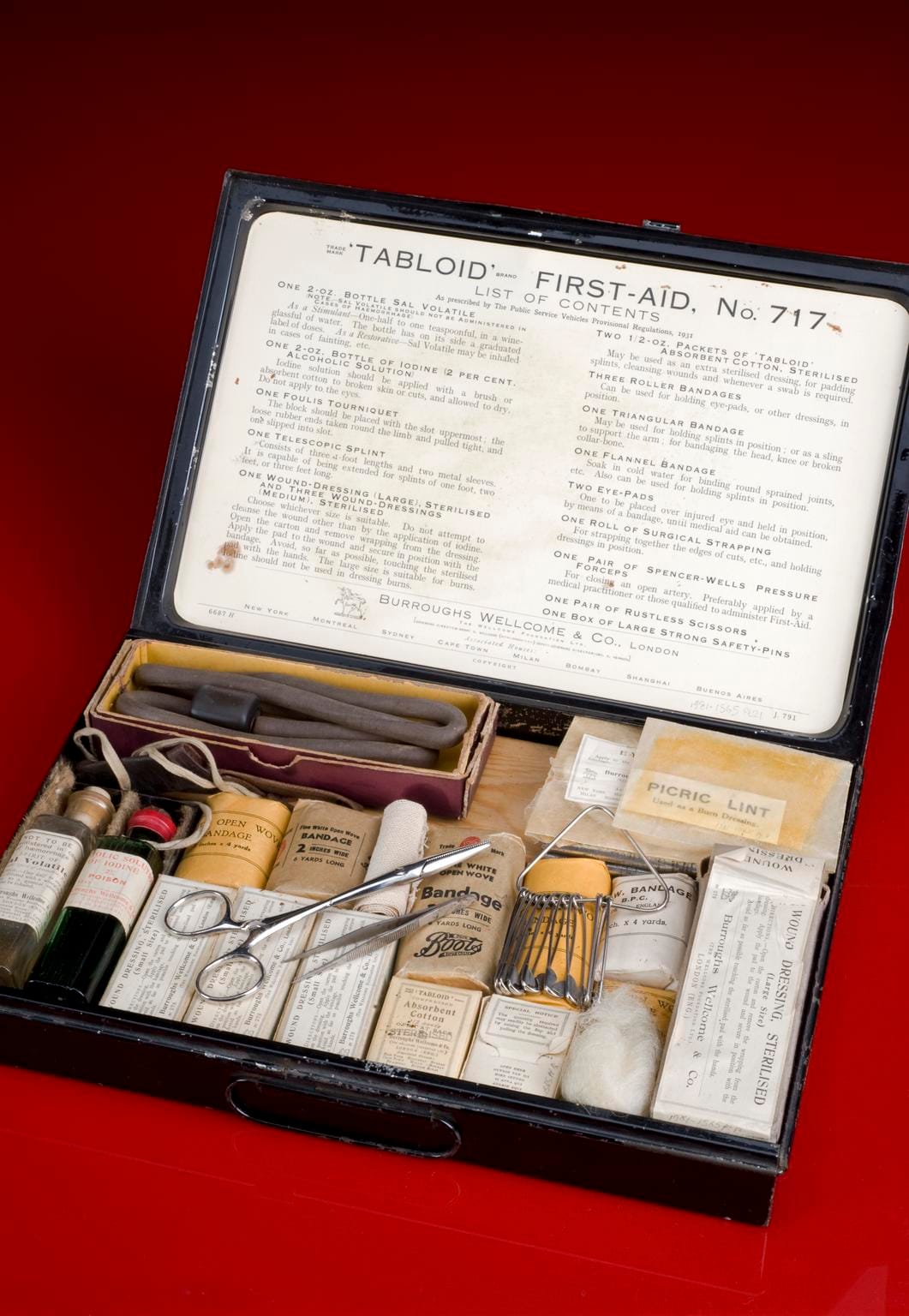 What Are The Best Travel Gadgets For Stress-Free Exploration? 7 First Aid kit in japanned metal