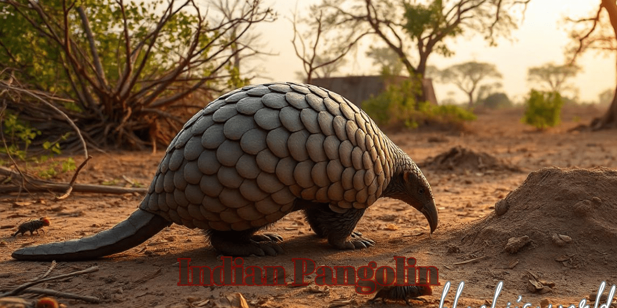 Indian Pangolin in its Wild Habitat