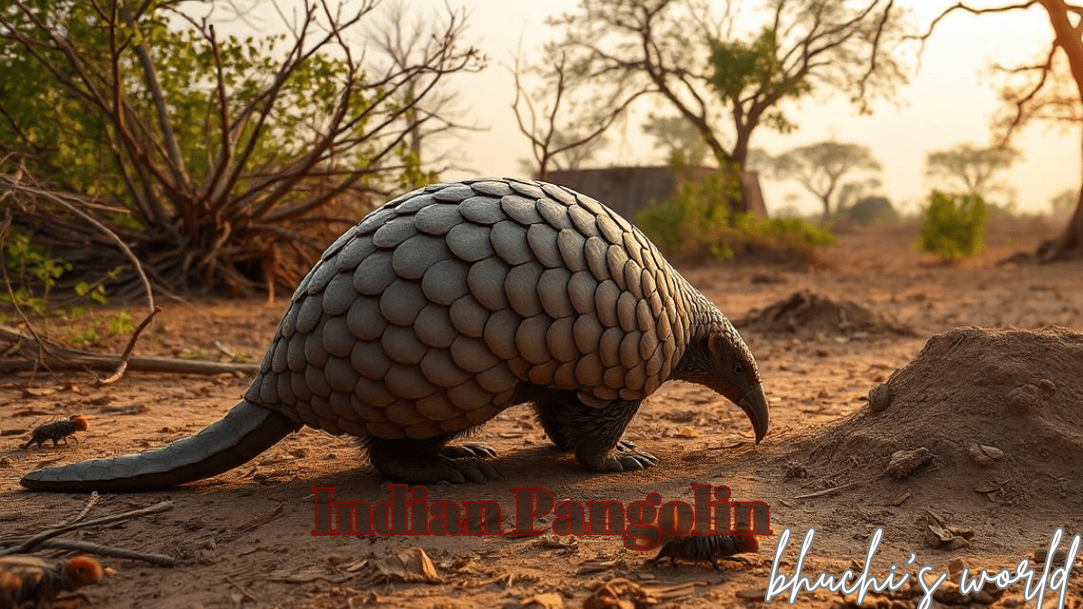 Indian Pangolin in its Wild Habitat