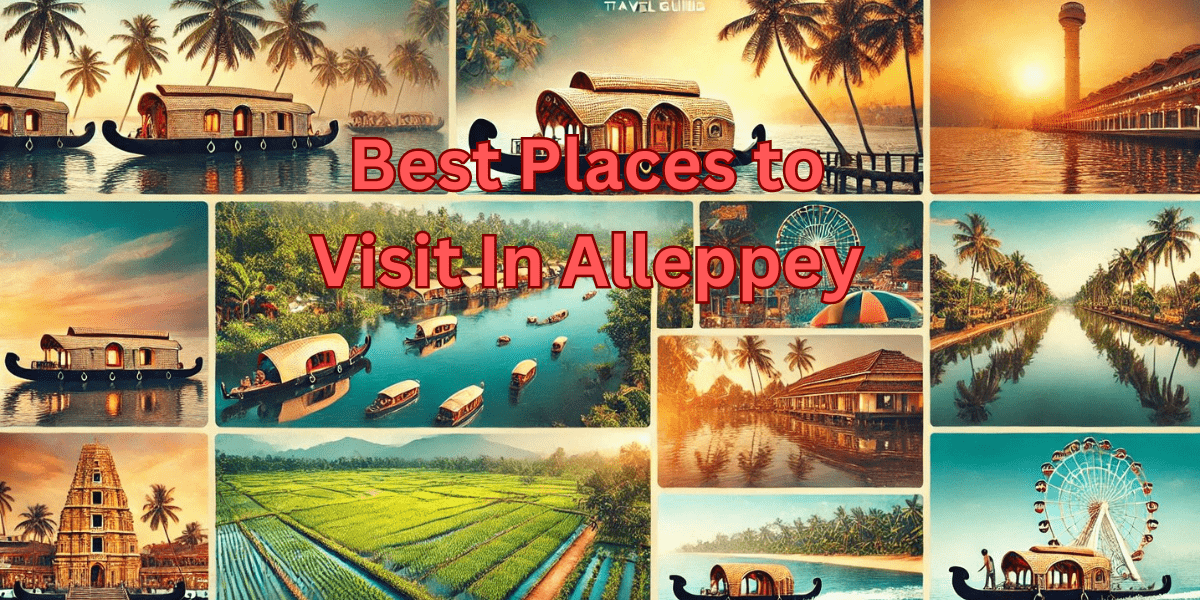 Best Places to visit in Alleppey: Explore the Best Backwaters, Houseboats, and Hidden Gems of Kerala’s Venice of the East