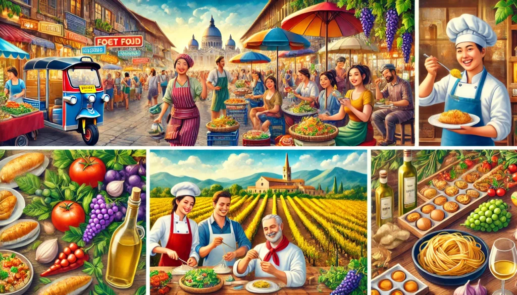 Types of Food Tourism Experiences