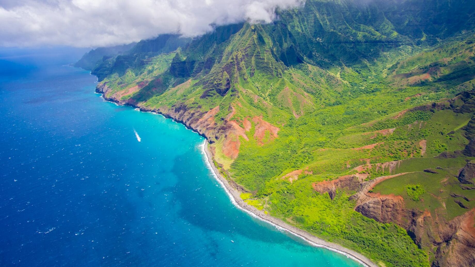 mountains and ocean