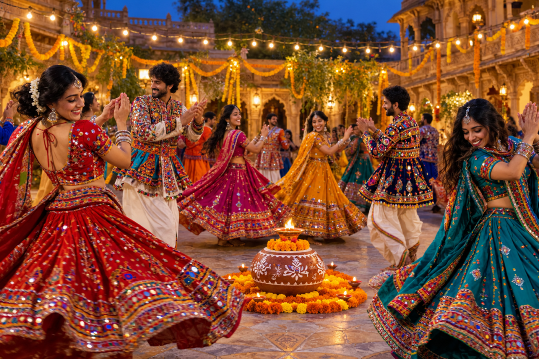 Discover 7 best places to celebrate Navratri in India in 2026, from Gujarat’s Garba to Kolkata’s Durga Puja, with festival dates and travel tips.